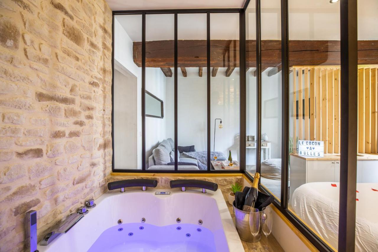 Cocon A Bulles Chic Vue Cathedrale Avec Spa-Jacuzzi شارتر المظهر الخارجي الصورة